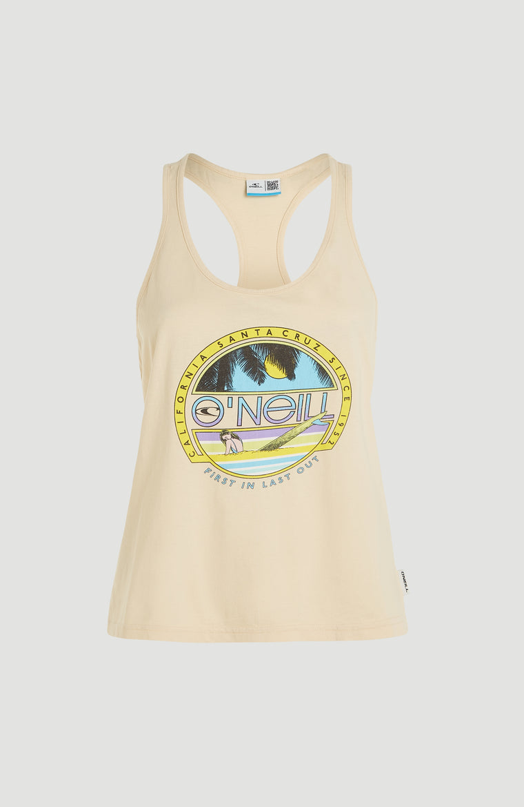 Connective Graphic Tanktop | Bleached Sand
