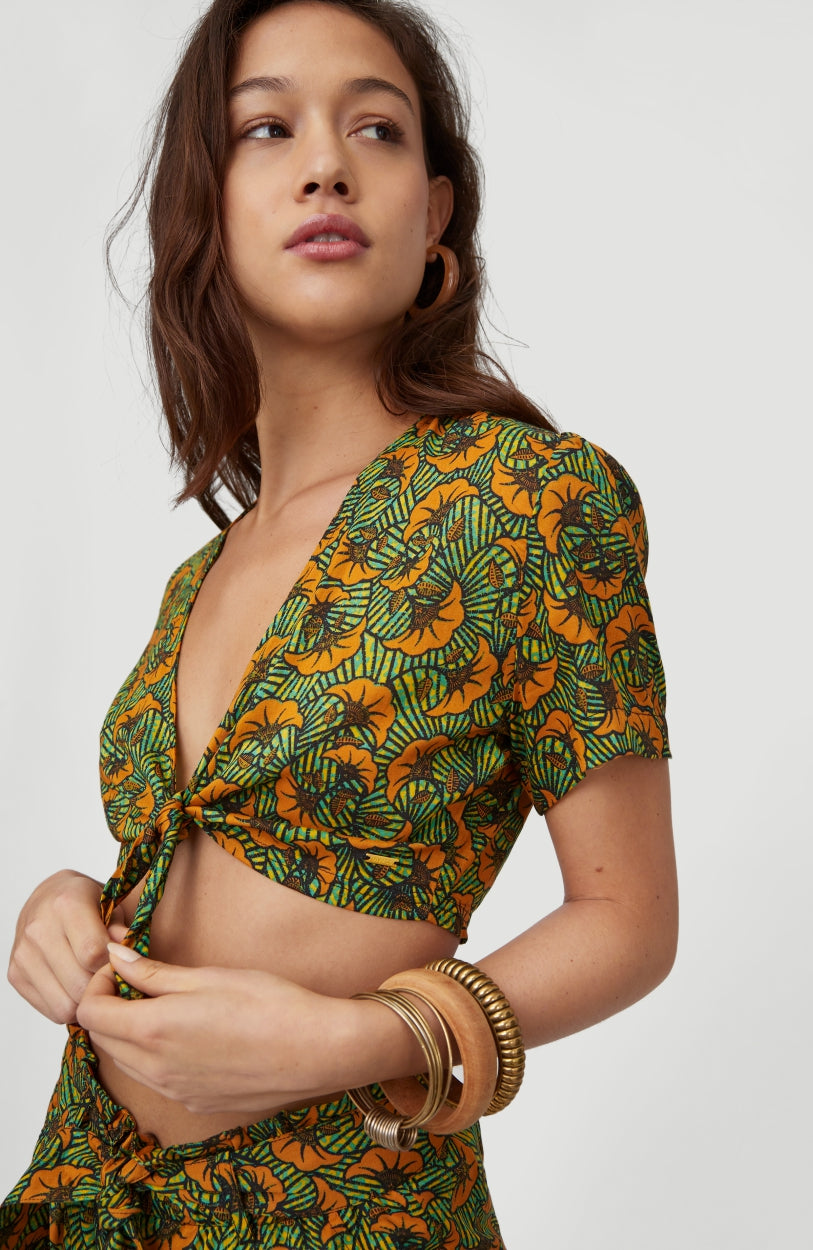 Citizen Shirt Shortsleeve | Yellow With Green