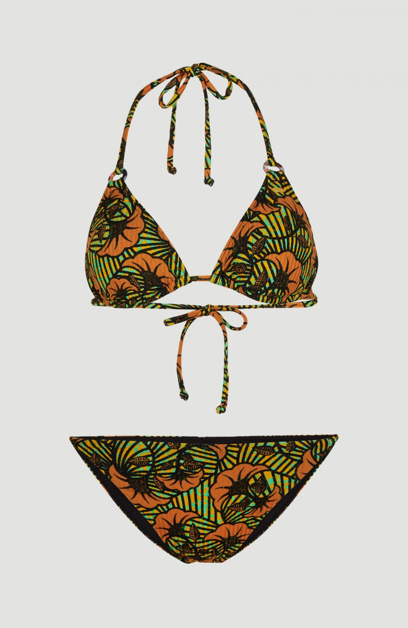 Capri Bondey Bikini Set | Yellow With Green