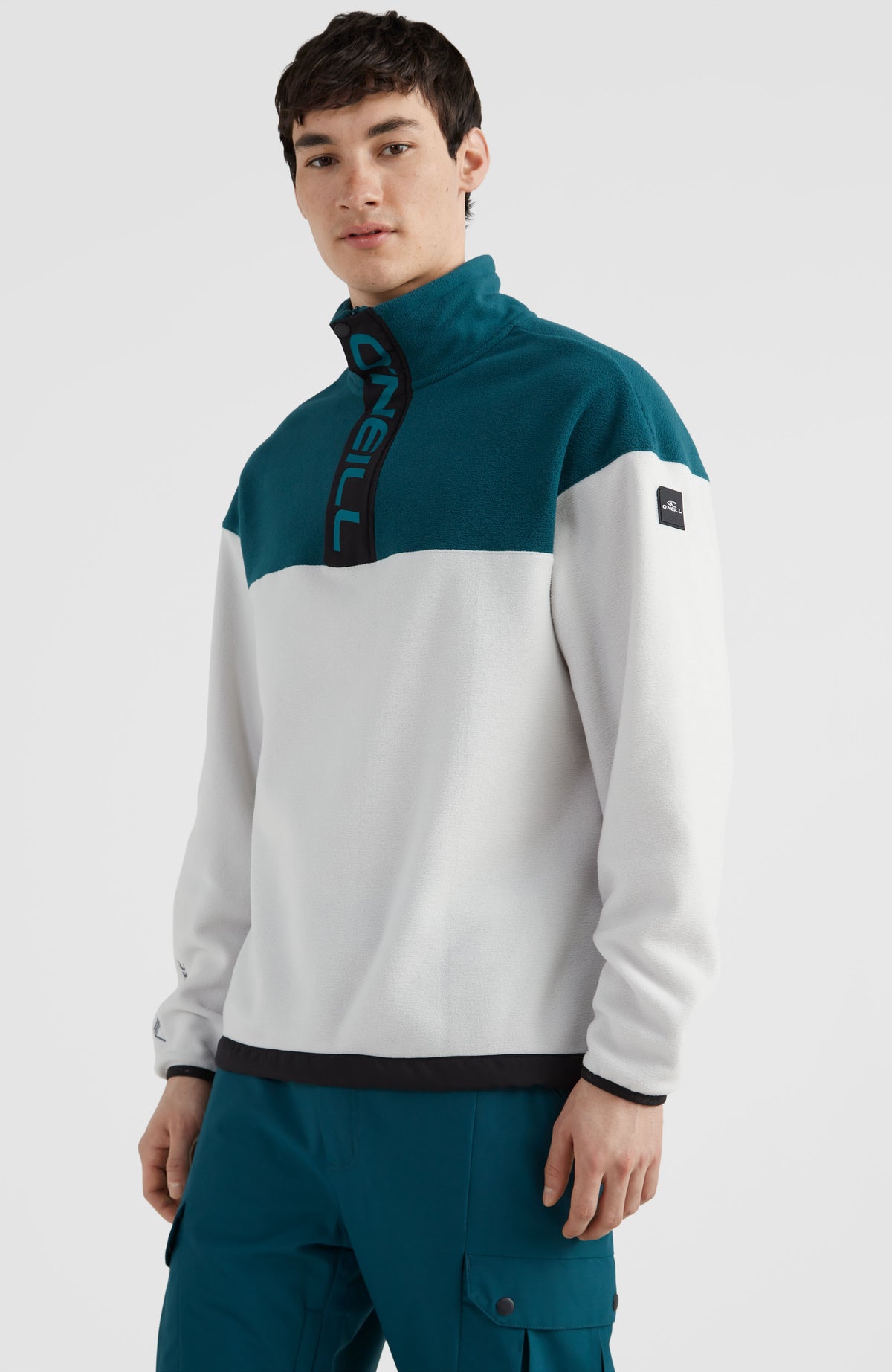 Blizzard Fleece | Black Out Colour Block