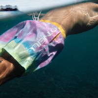 Cali Melting 16'' Swim Shorts | Orange Melting Gradient