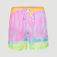 Cali Melting 16'' Swim Shorts | Orange Melting Gradient