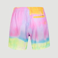 Cali Melting 16'' Swim Shorts | Orange Melting Gradient