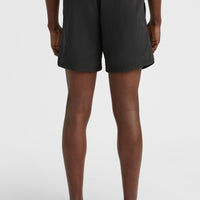 Cali Melted Print 16'' Swim Shorts | Black Out