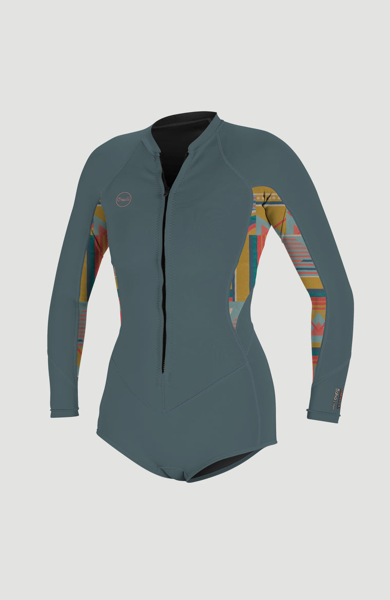 Bahia 2/1mm Front Zip Long Sleeve Spring Wetsuit | SHADE/ARTA GEO/SHADE