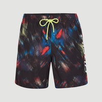 Cali 16'' Swim Shorts | Black Future Fade