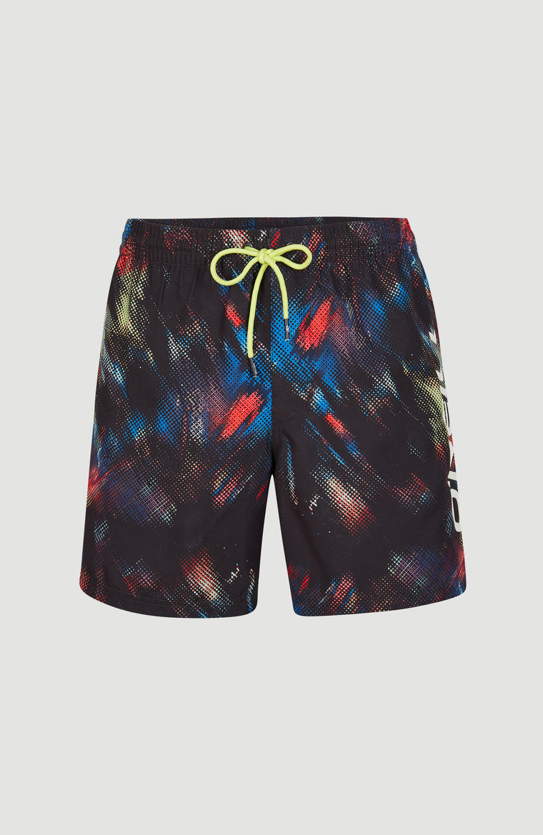 Cali 16'' Swim Shorts | Black Future Fade
