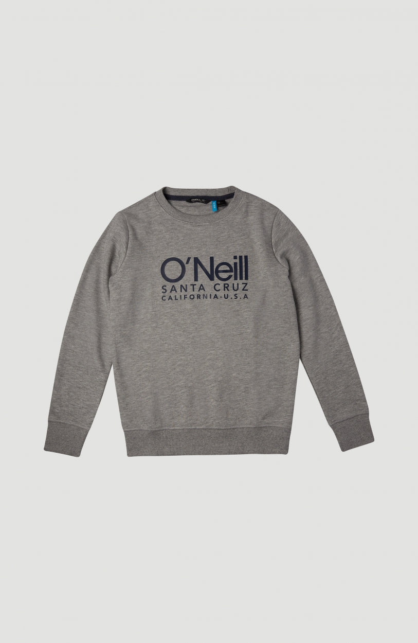 Logo Crew Sweatshirt | Silver Melee -A