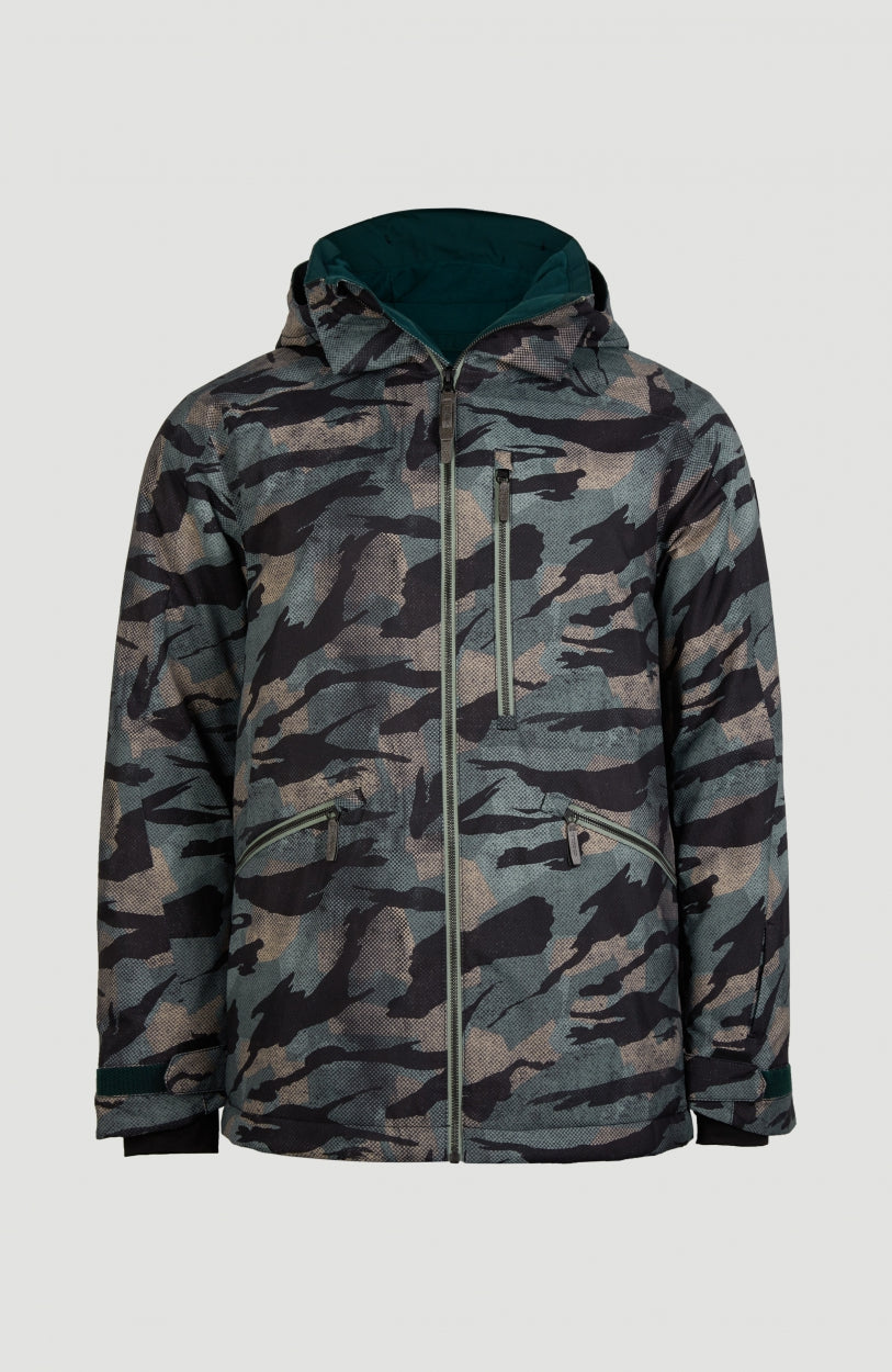 Diabase Snow Jacket | Green With Black