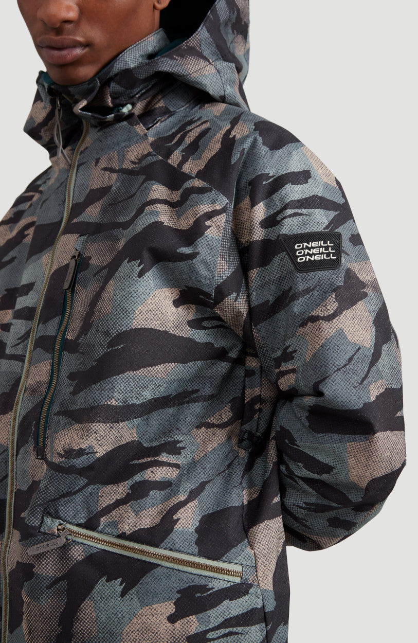 Diabase Snow Jacket | Green With Black