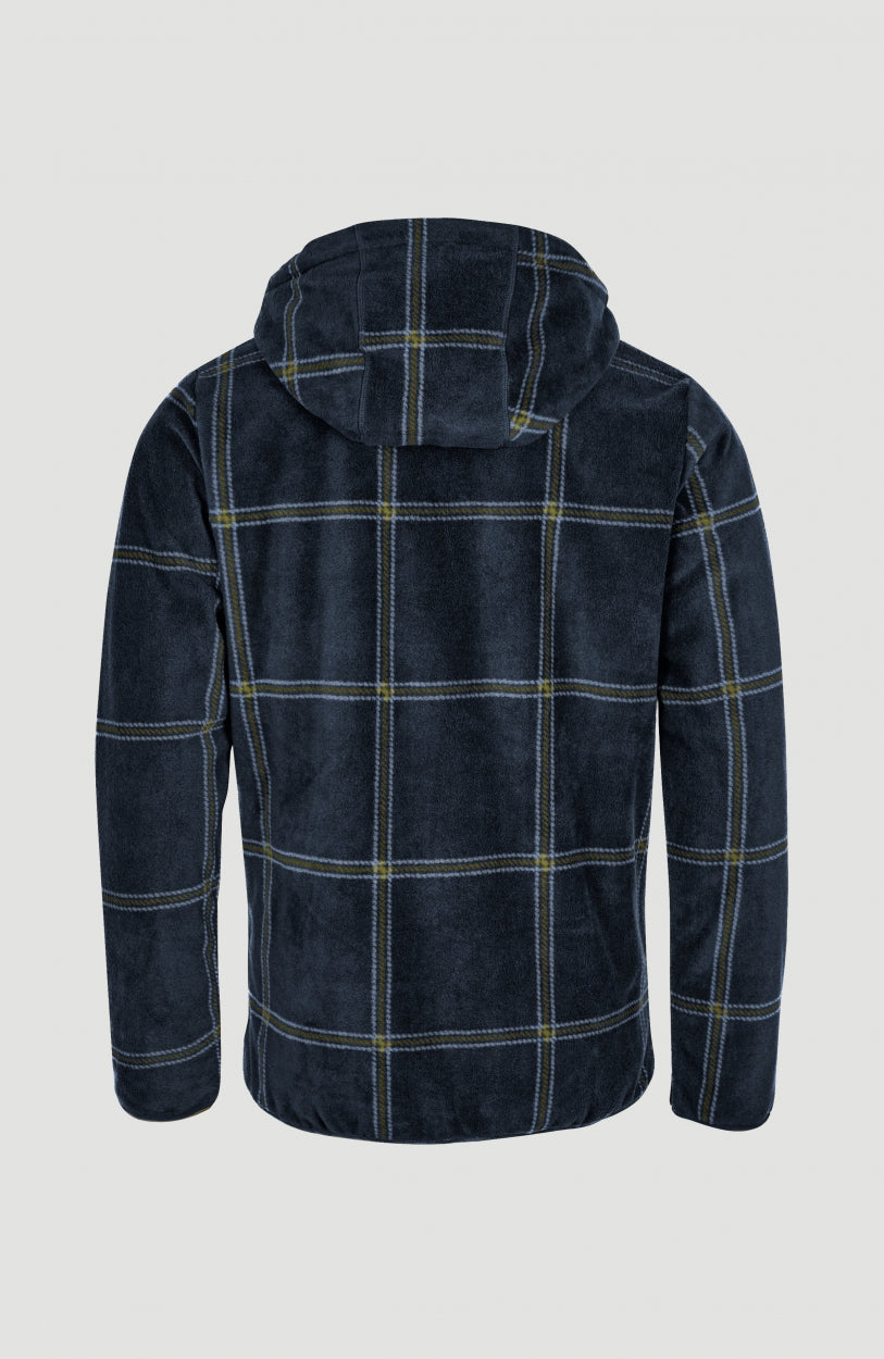 Check-Out Superfleece | Blue With Green