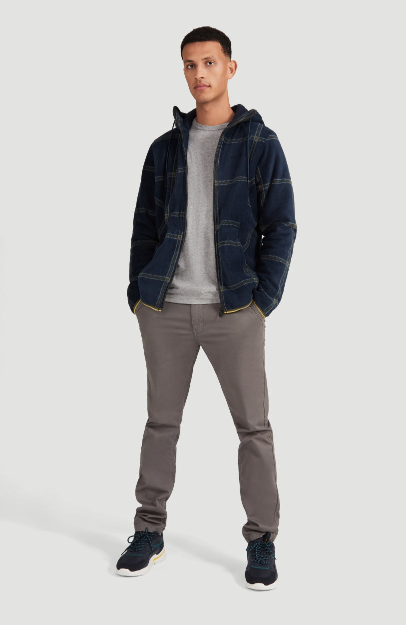 Check-Out Superfleece | Blue With Green