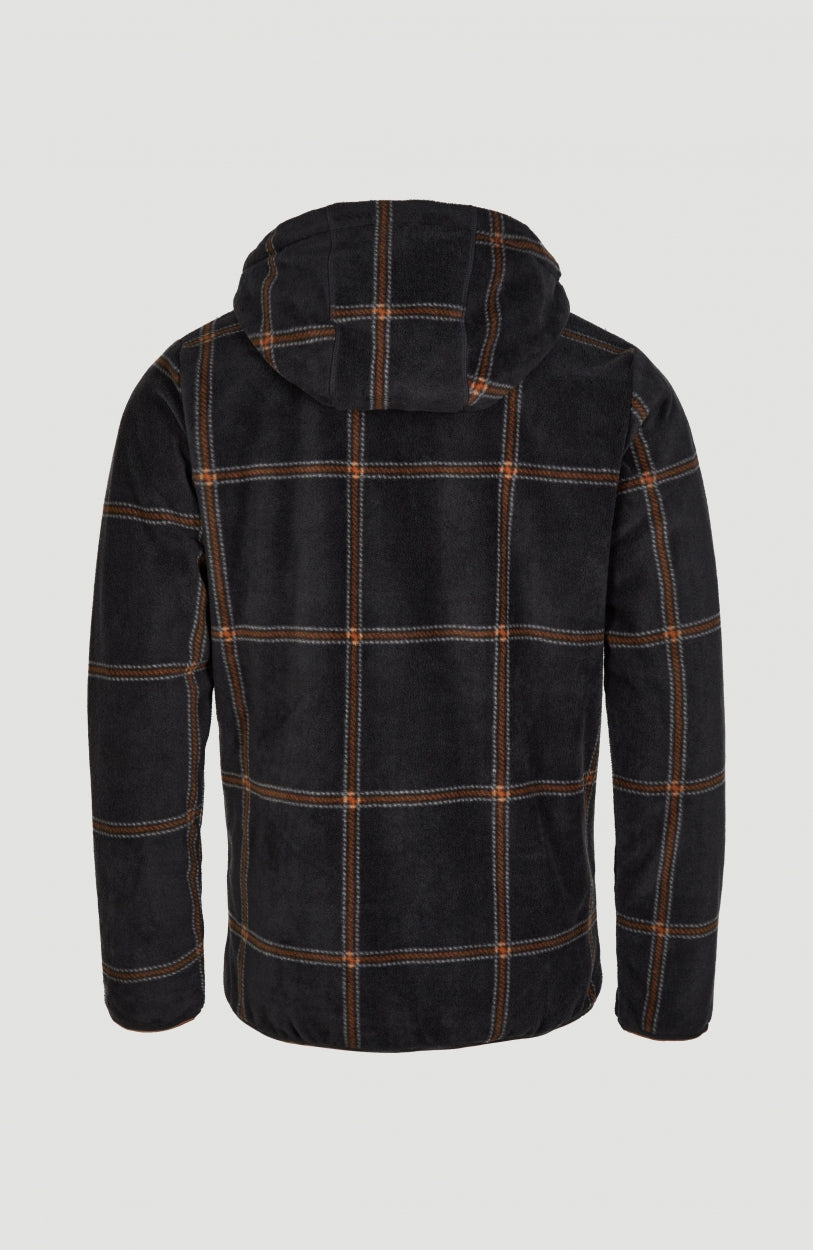 Check-Out Superfleece | Grey With Yellow