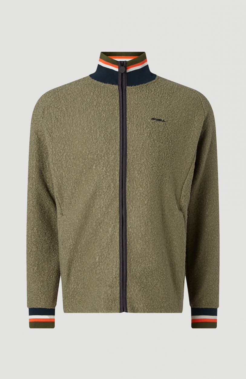 Bomber Tip Superfleece | Dusty Olive -A