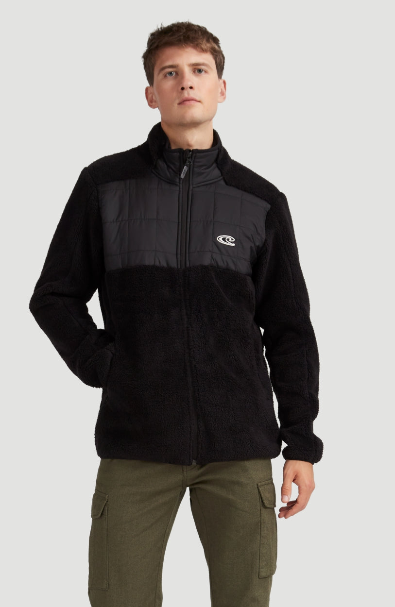 Baffle Mix Full Zip Fleece | BlackOut - A