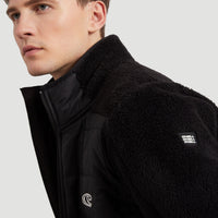 Baffle Mix Full Zip Fleece | BlackOut - A
