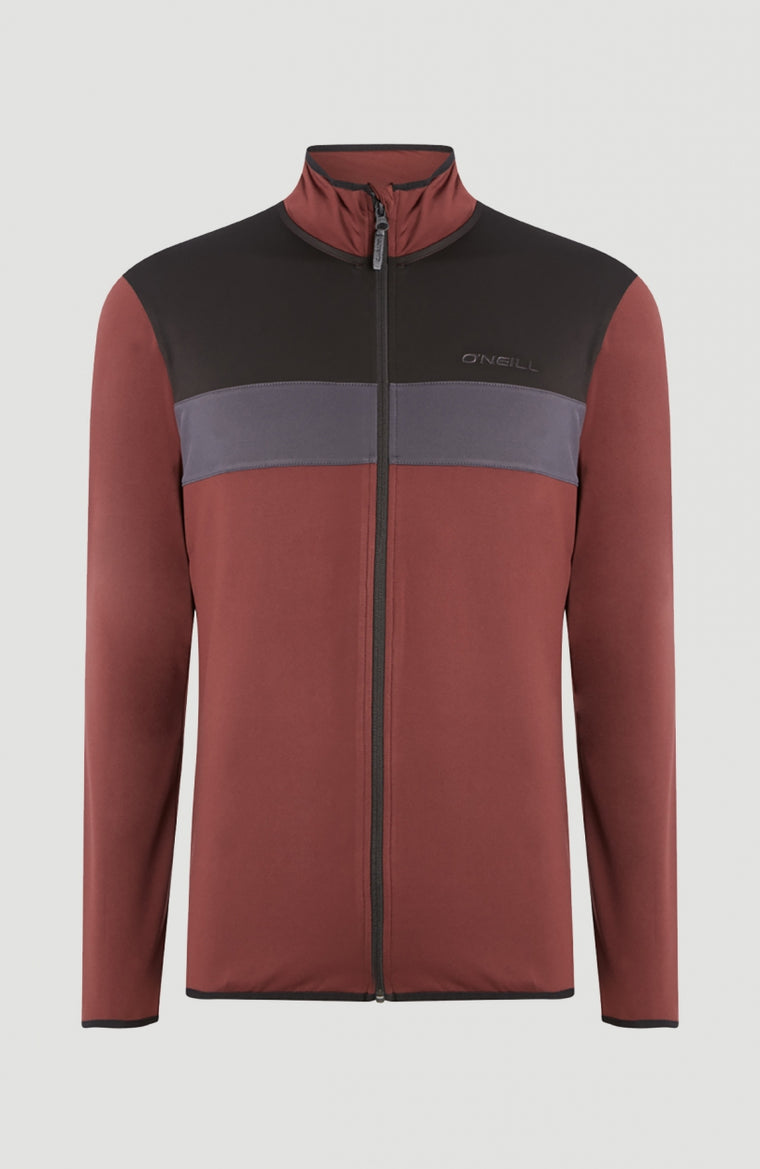 Clime Full Zip Fleece | Bitter Chocolate