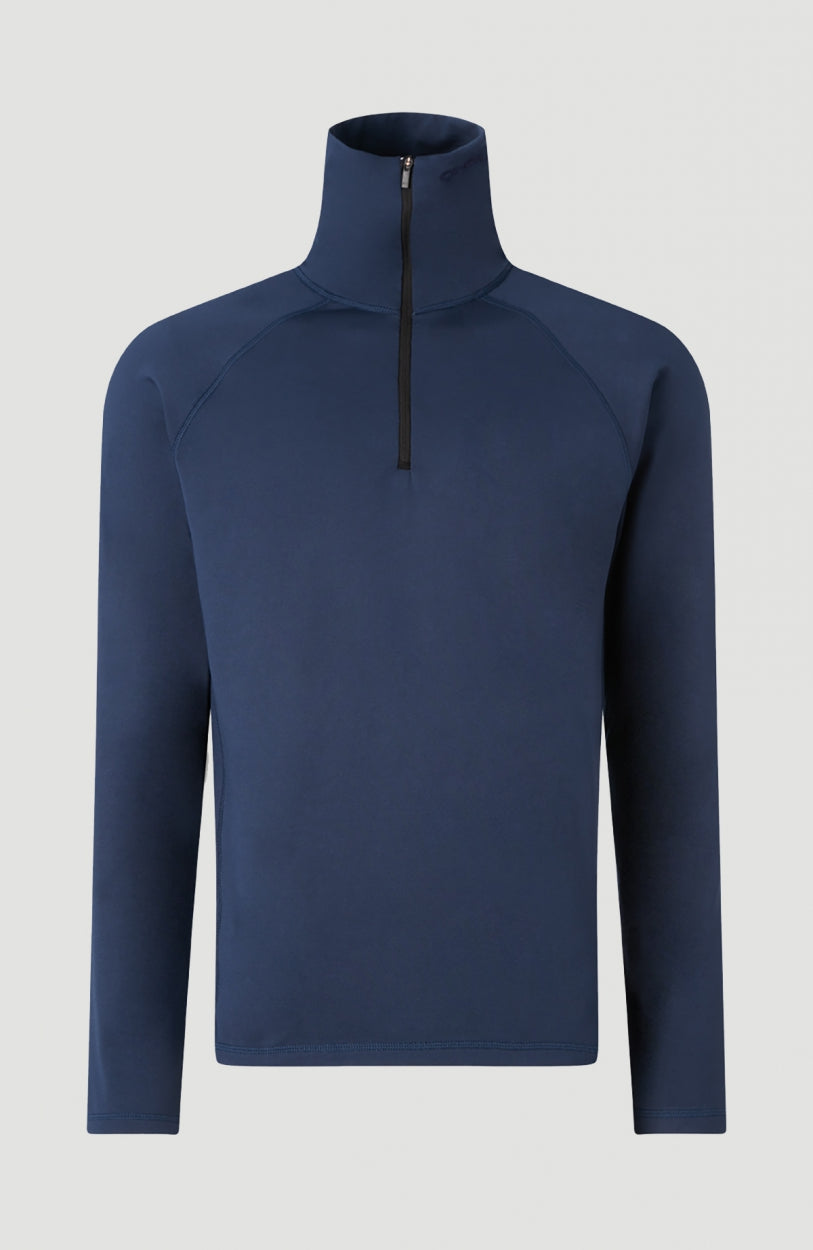 Clime Half Zip Ski Fleece | Ink Blue -A
