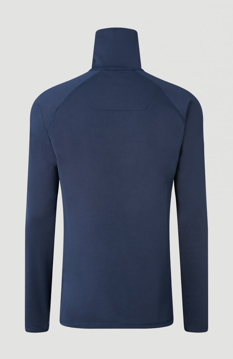 Clime Half Zip Ski Fleece | Ink Blue -A
