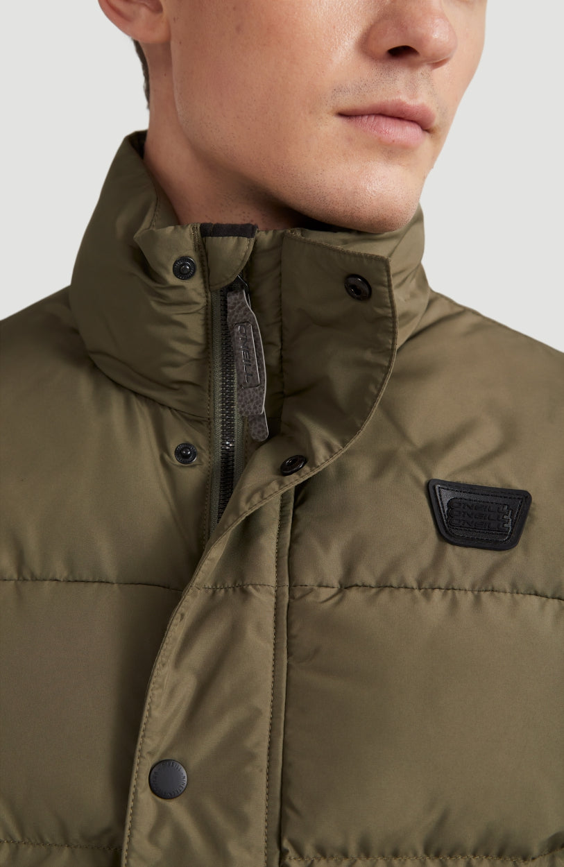 Charged Puffer Jacket | Dusty Olive -A