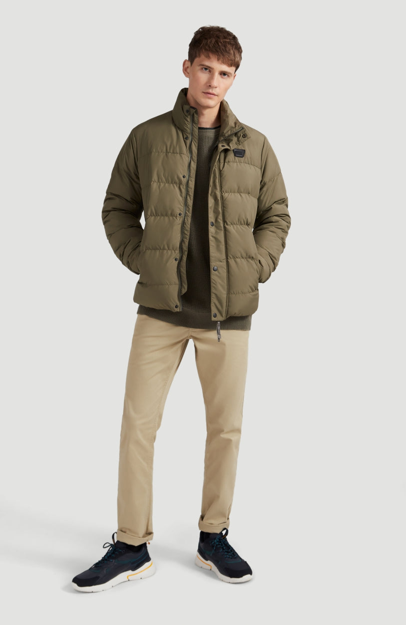 Charged Puffer Jacket | Dusty Olive -A