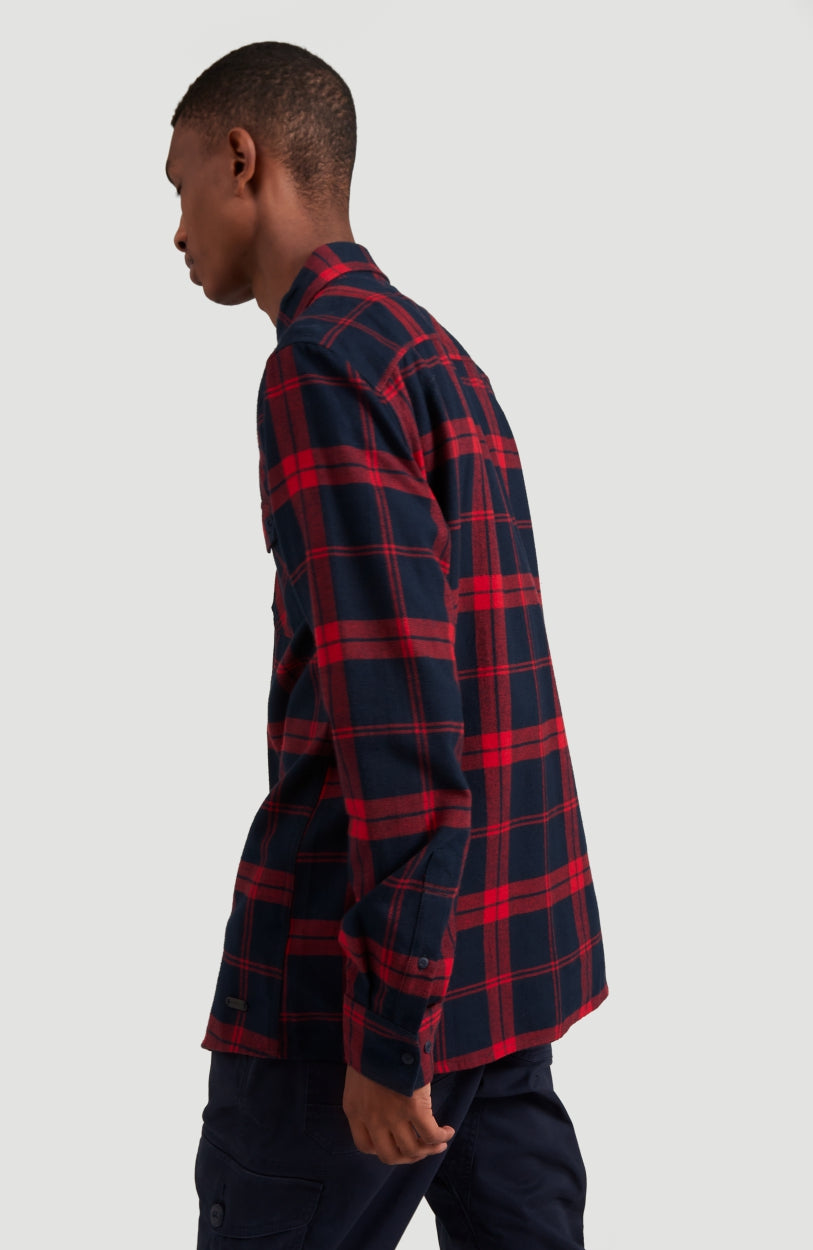 Check Flannel Shirt | Red With