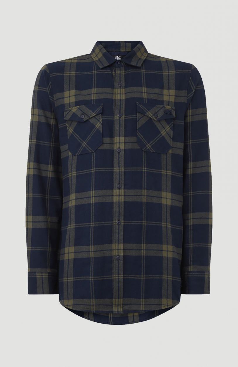 Check Flannel Shirt | Green With
