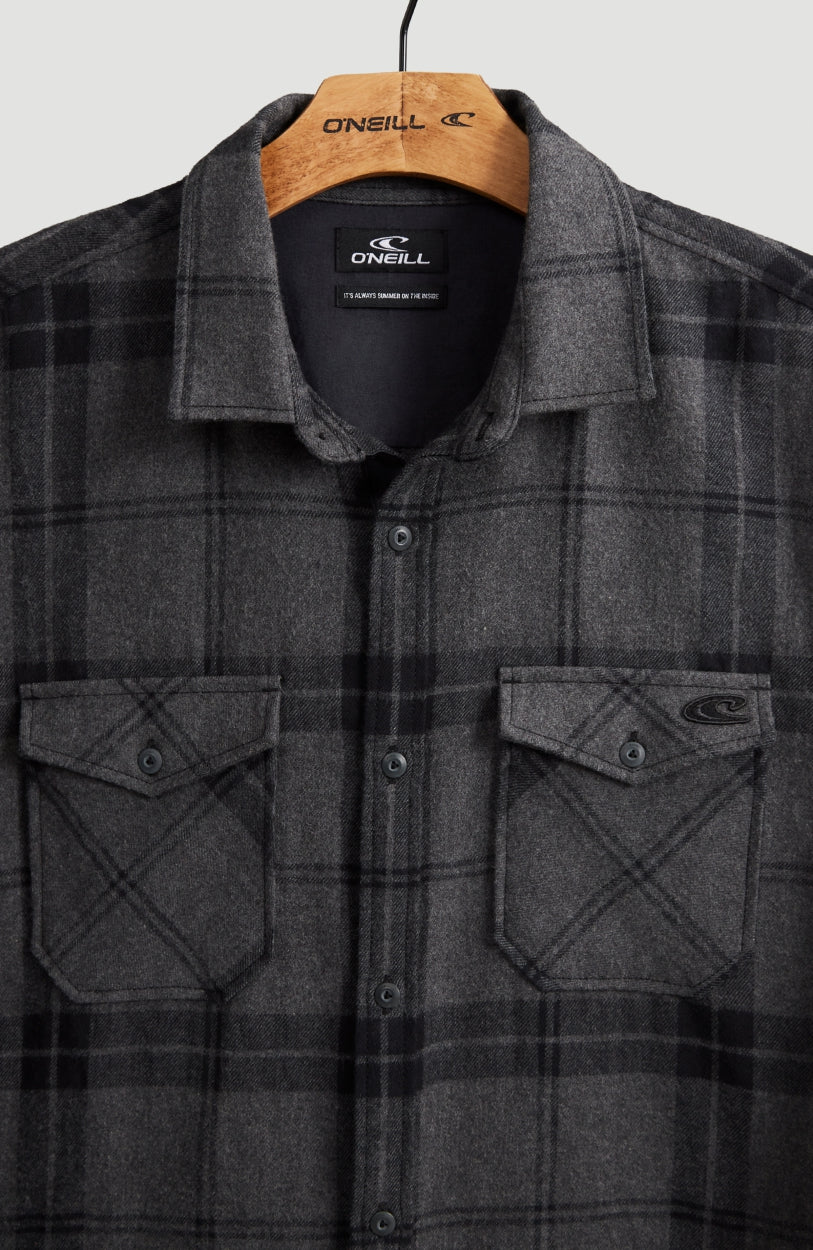 Check Flannel Shirt | Grey With