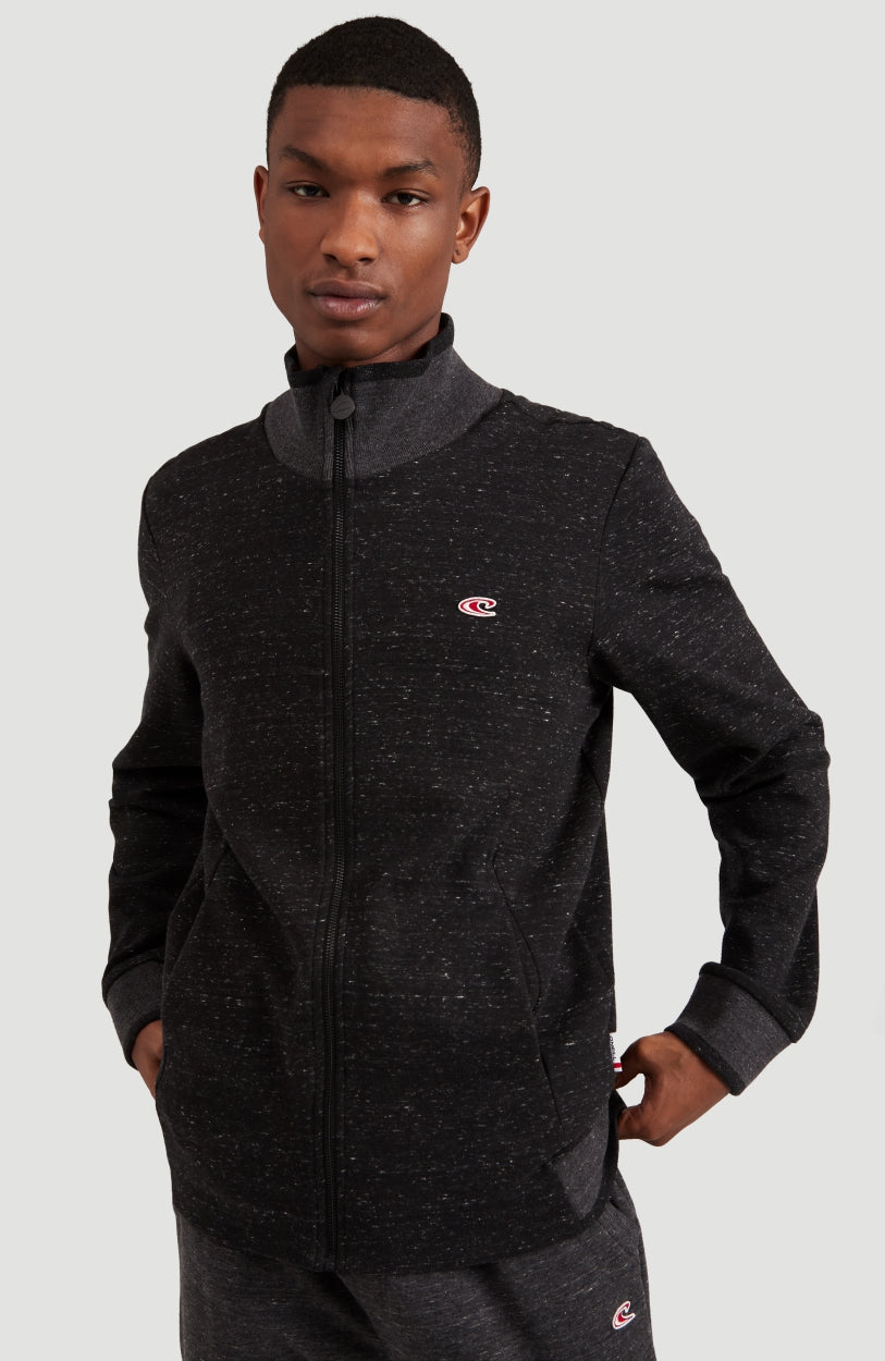 2-Knit Full Zip Cardigan | BlackOut - A