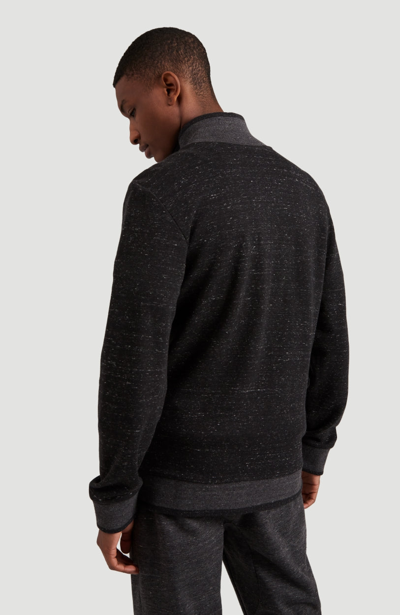 2-Knit Full Zip Cardigan | BlackOut - A
