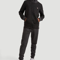 2-Knit Full Zip Cardigan | BlackOut - A