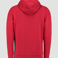 2-Knit Full Zip Hoodie | Haute Red -A