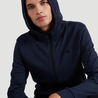 2-Knit Full Zip Hoodie | Ink Blue -A