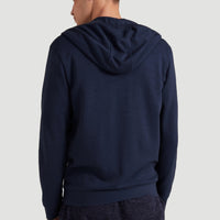 2-Knit Full Zip Hoodie | Ink Blue -A