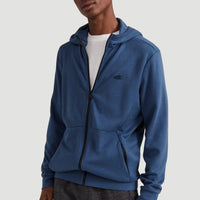 2-Knit Full Zip Hoodie | Ensign Blue -A
