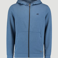 2-Knit Full Zip Hoodie | Ensign Blue -A