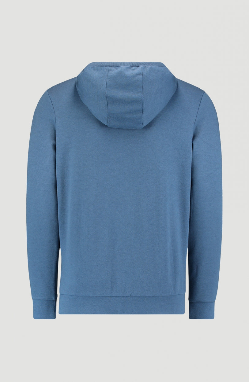 2-Knit Full Zip Hoodie | Ensign Blue -A