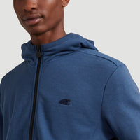 2-Knit Full Zip Hoodie | Ensign Blue -A