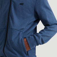 2-Knit Full Zip Hoodie | Ensign Blue -A