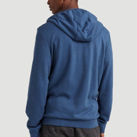 2-Knit Full Zip Hoodie | Ensign Blue -A