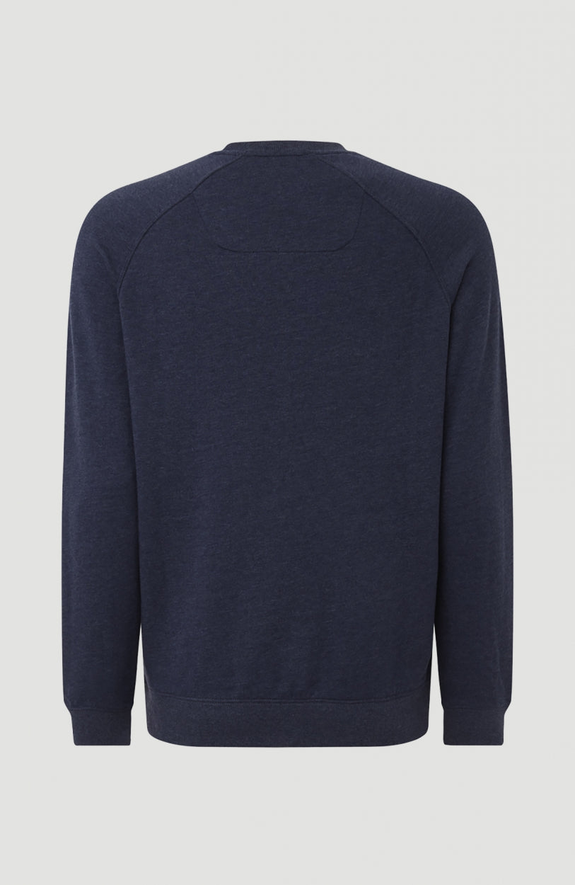 Color Grindle Crew Neck Sweatshirt | Ink Blue -A