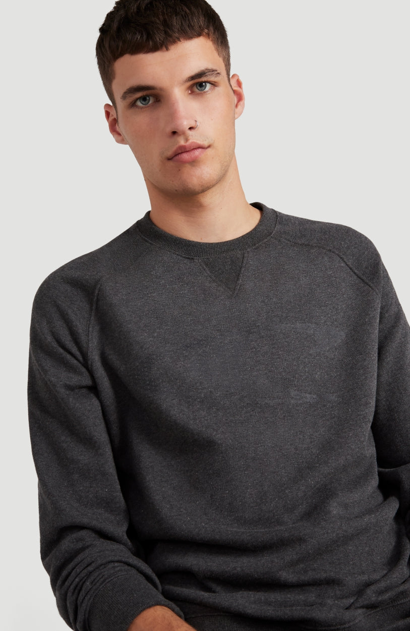 Color Grindle Crew Neck Sweatshirt | Dark Grey Melee -A