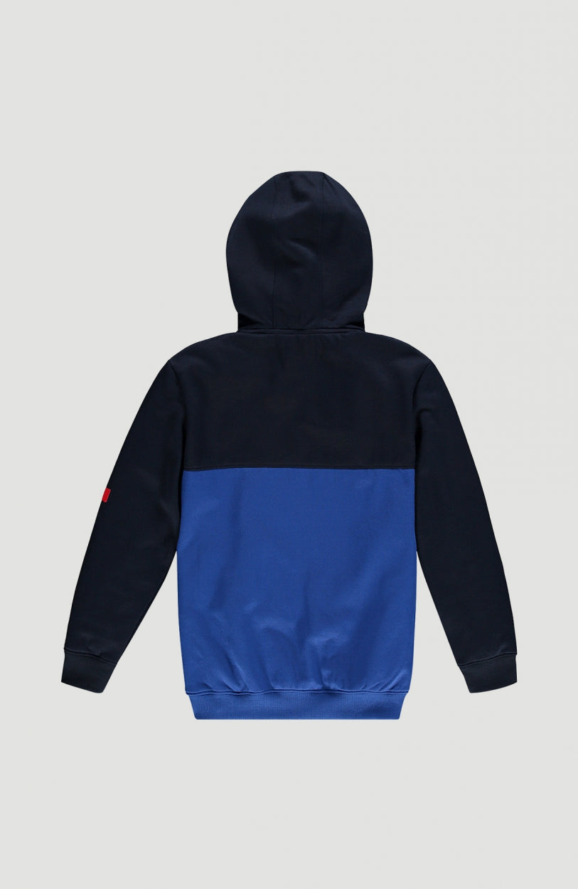 Half Zip Anorak Hoodie | Ink Blue -A