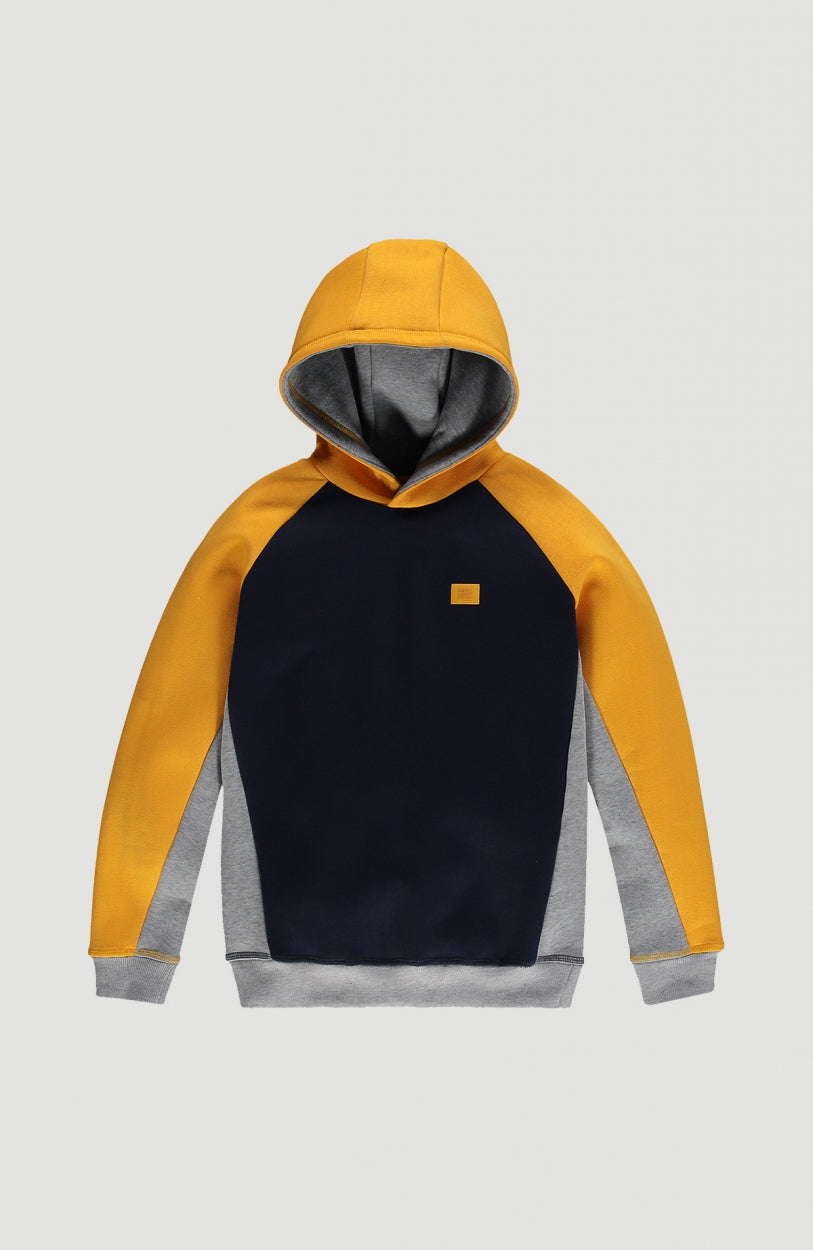 Colorblock Hoodie | Old Gold -A