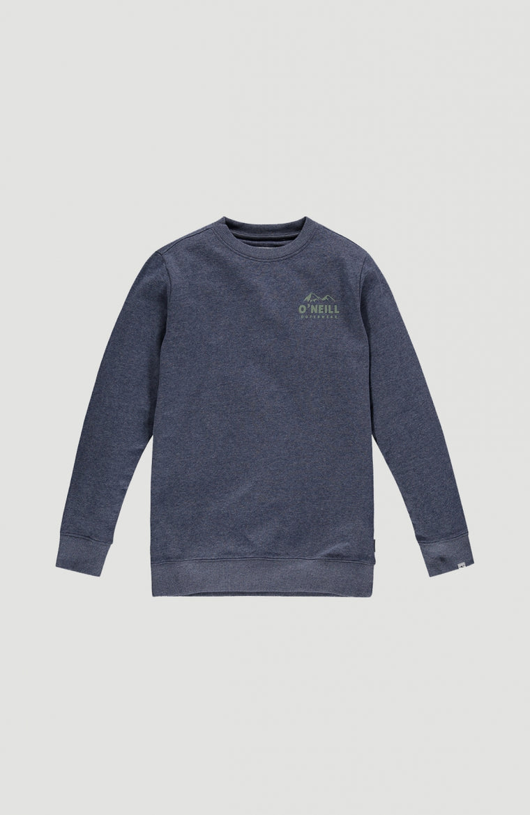 Cali Outdoor Crew Sweatshirt | Ink Blue -A