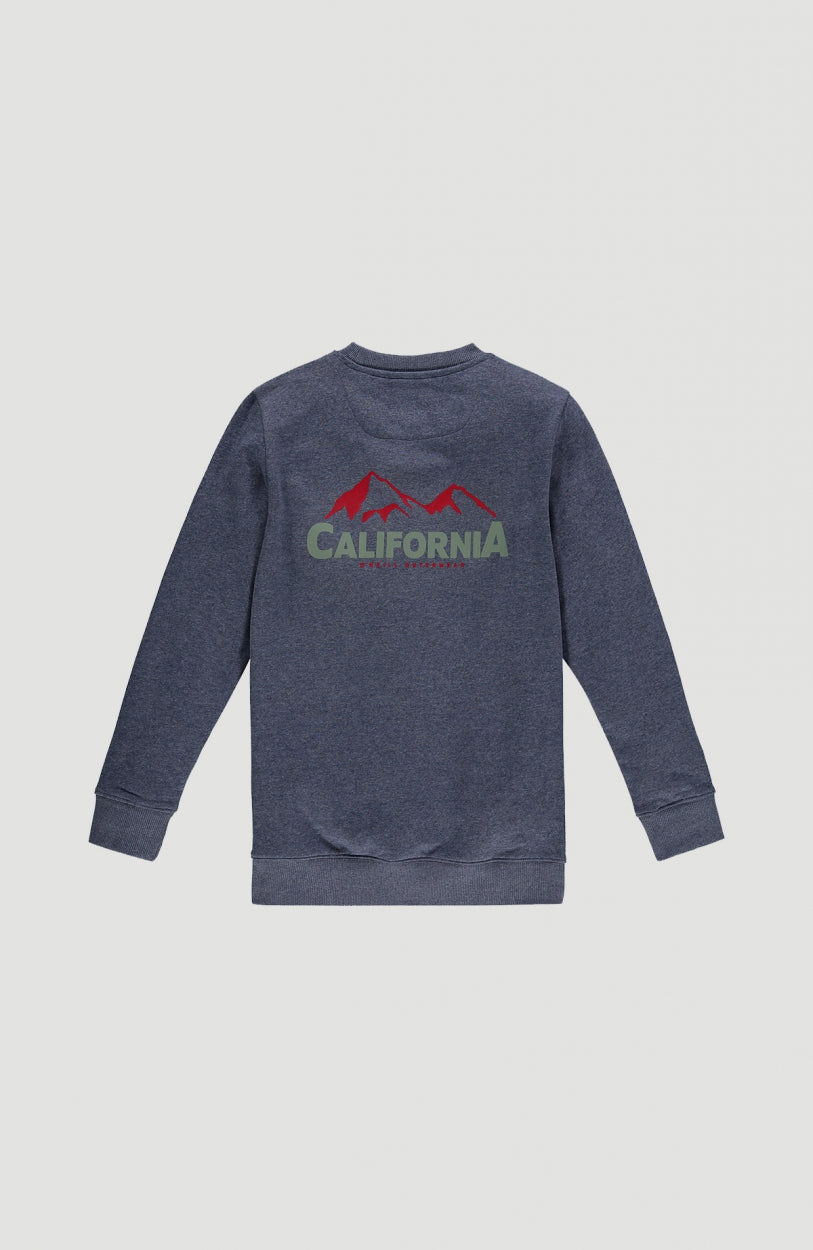 Cali Outdoor Crew Sweatshirt | Ink Blue -A