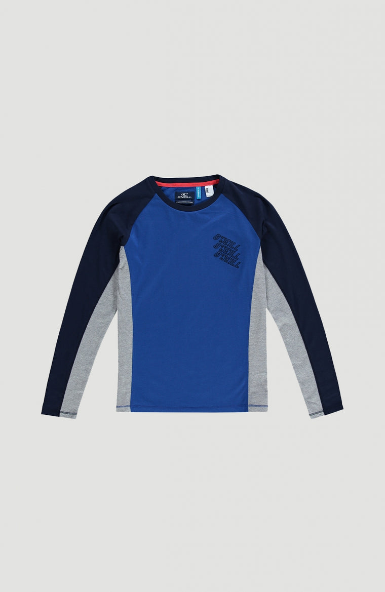 Colorblock Longsleeve T-Shirt | Ink Blue -A