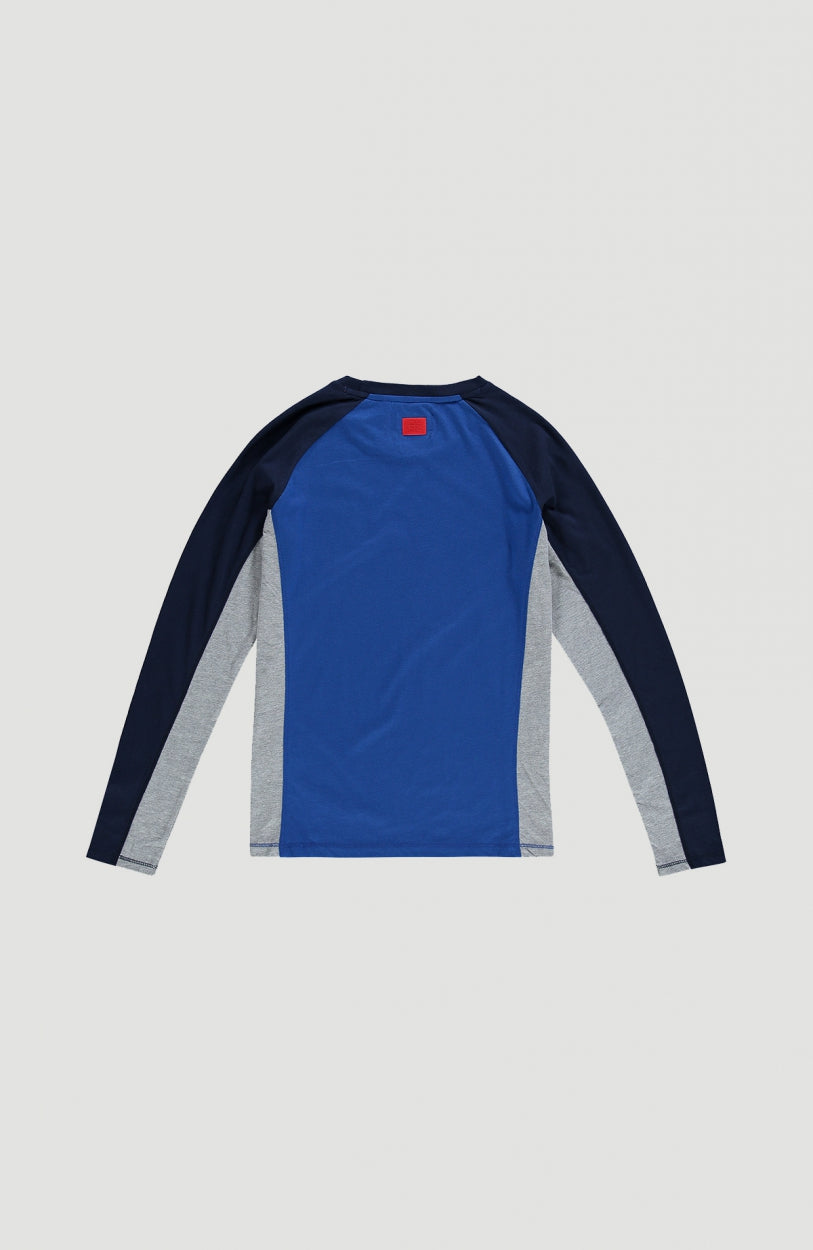 Colorblock Longsleeve T-Shirt | Ink Blue -A