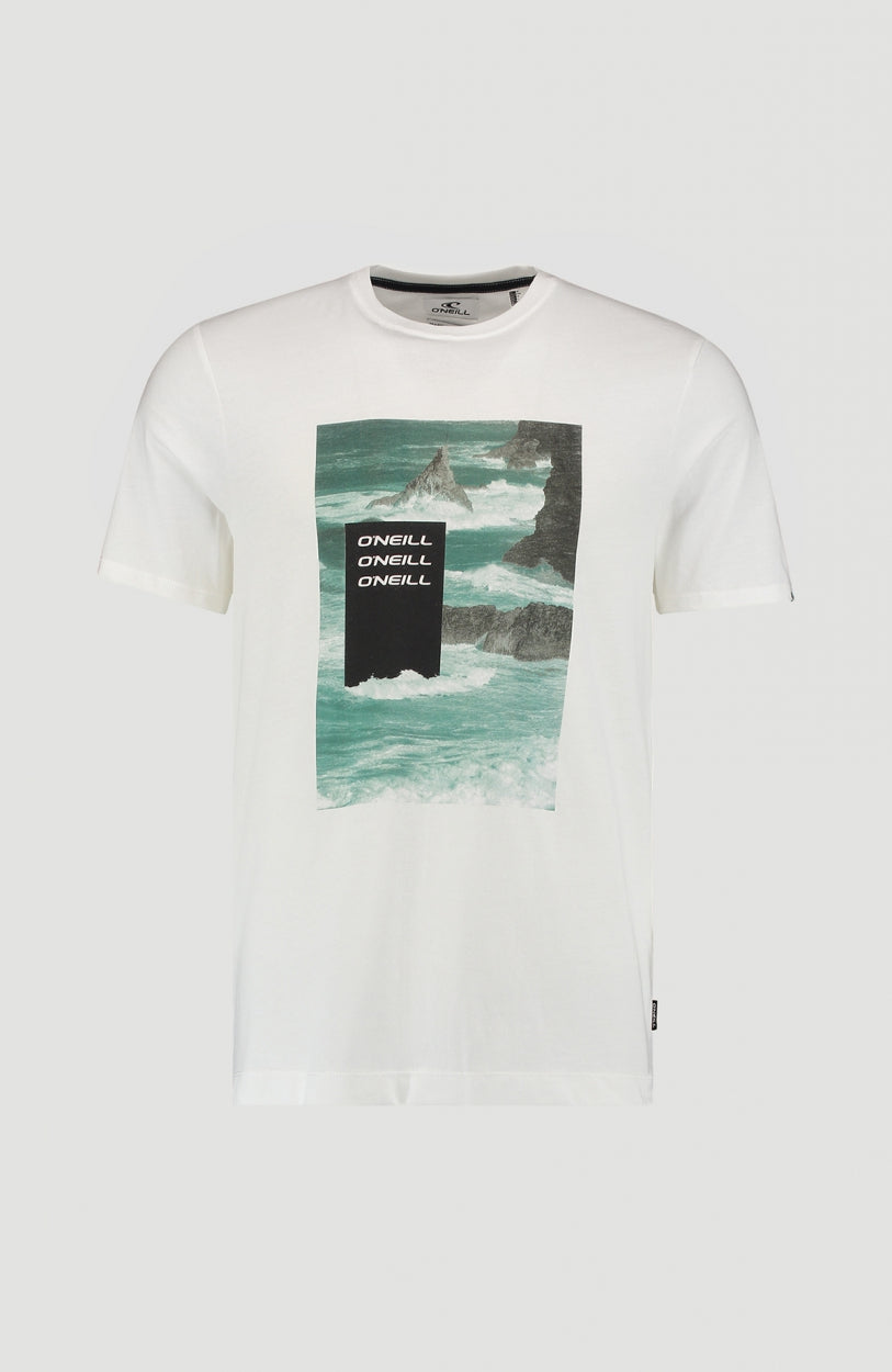 Cali Ocean T-Shirt | Powder White