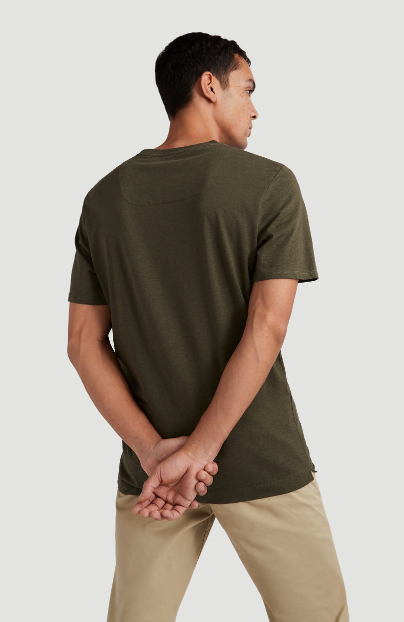 Cali Ocean T-Shirt | Dark Green Melee